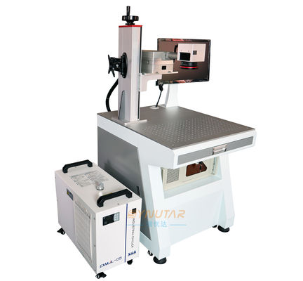 Tafeltype UV-lasermarkeringsmachine voor hout / metaal industrieel 3W
