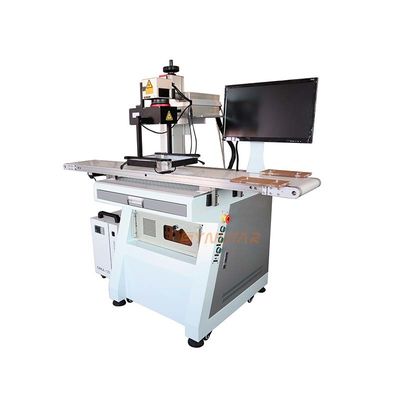 220V 20W automatische lasermarkeringsmachine vezel / UV / CO2 laser