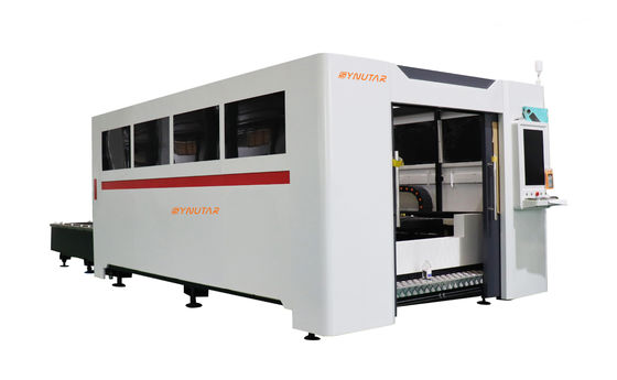 50Hz industriële glasvezel laser snijmachine 1KW / 3KW met hoge precisie