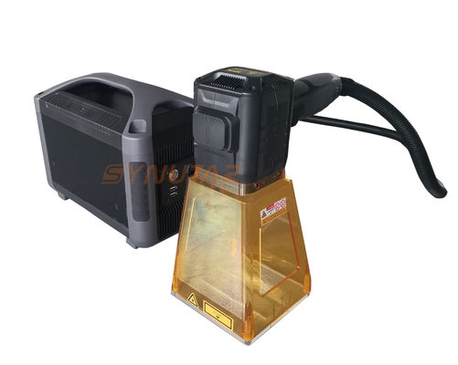 Draagbare handheld lasergraveringsmachine Metalen kleine vezellasergraver