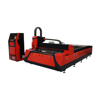 Eentafellasersnijmachine voor metalen vezels 4KW / 6KW