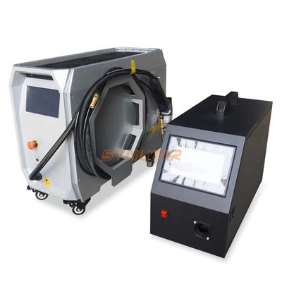Kleine draagbare handheld lasersweismachine 800W/1200W met luchtkoelsysteem