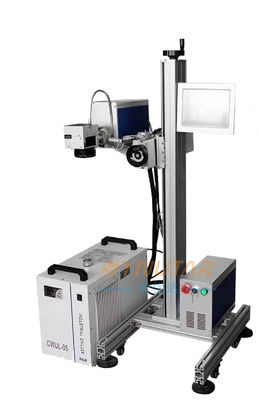 50Hz automatische lasermarkeringsmachine voor metaal 50W glasvezel laser inkjetprinter