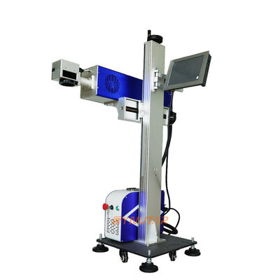30W / 50W Vliegende Online Fiber Laser Markering Machine Voor Metaal