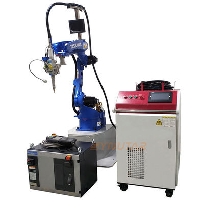 Geautomatiseerde batterij voor energieopslag / Lithiumbatterijkas Six Axis Robot Arm Laser Welding Machine