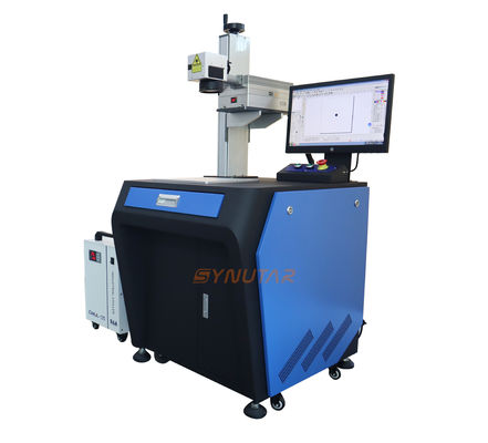 Draagbare UV-lasermarkeringsmachine voor het graveren van kleine bladjes glas 3W / 5W