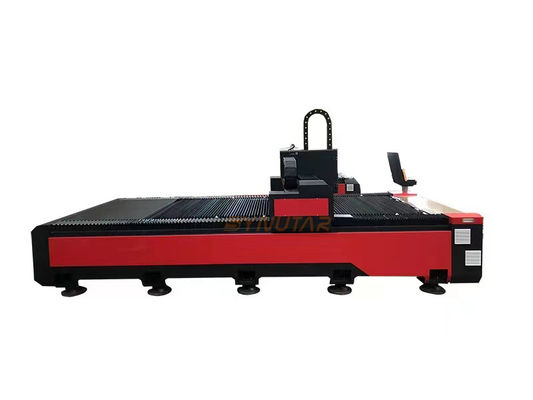 ± 0,03 mm Positieregschikking Machine voor het snijden van metalen met laservezels met een enkele tafel 1500W/2000W/3000W/4000W/6000W