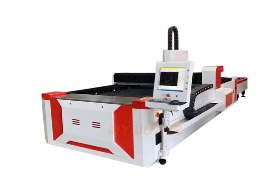 1.5 kw Precision Gear Rack Transmission System Fiber Laser Cutting Machine voor Cypcut Control System
