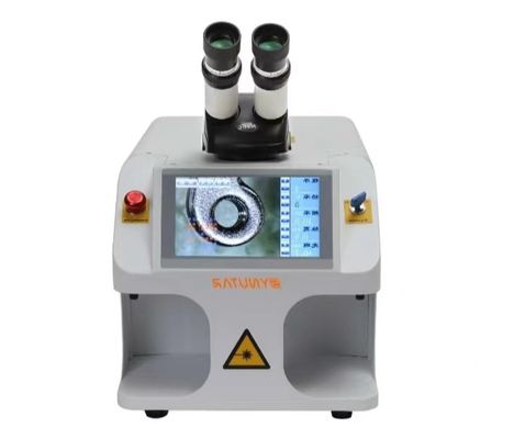 Precision Laser welding voor juwelen 150kg Gewicht 0,2-2mm Lasdiepte 1064nm Laser golflengte