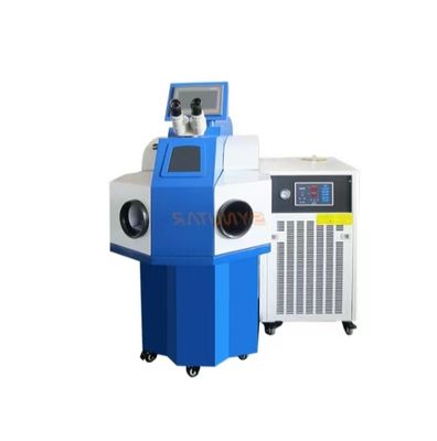 Watergekoelde lasersweismachine voor juwelen met pulsfrequentie 1-50 Hz en puntdiameter 0,2-2 mm