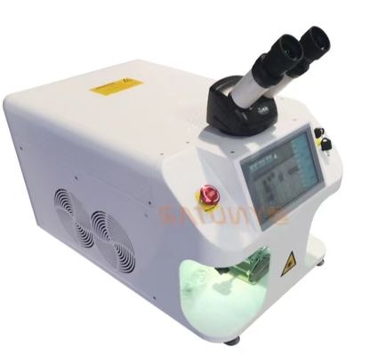 Precision Jewelry Laser Welding Machine met 0,2-2mm Laser Spot Diameter 0,01mm Positioning Accuracy