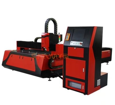 Watergekoelde servomotor 1500W-6000W glasvezellasersnijmachine met precisieversnellingsracktransmissie