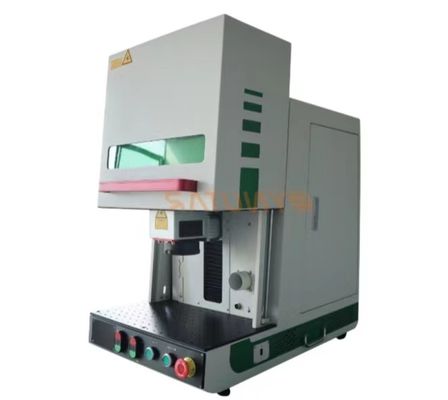 Luchtgekoelde 1064nm Tafelvezellasermarkeringsmachine met 0.2mm karakterhoogte