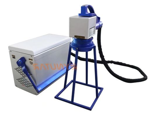Luchtkoeling Fiber Laser Marking Machine 0.01mm Minimum Line PC Control