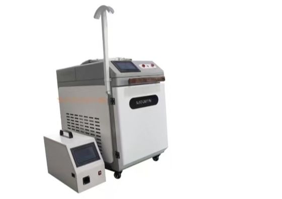 Industriële lasersweismachine van 1 kW tot 2 kW voor roestvrij staal 20 mm diepte luchtkoeling